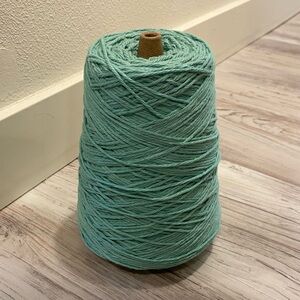 Mint/Jade Mist Cotton Yarn Cone - Lily Sugar’n Cream 100% Cotton Yarn